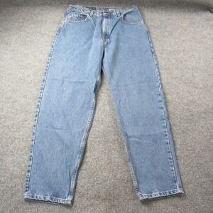 Vintage Levis 560 Jeans Mens 38x32 Loose Fit Black Batwing Made USA 90s Waist 36